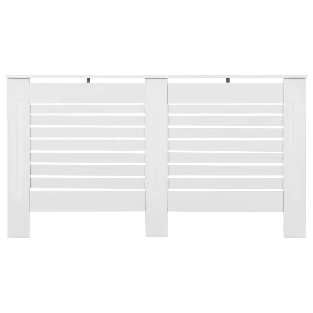 Pokrovi za radijator 2 kom bijeli 152 x 19 x 81,5 cm MDF