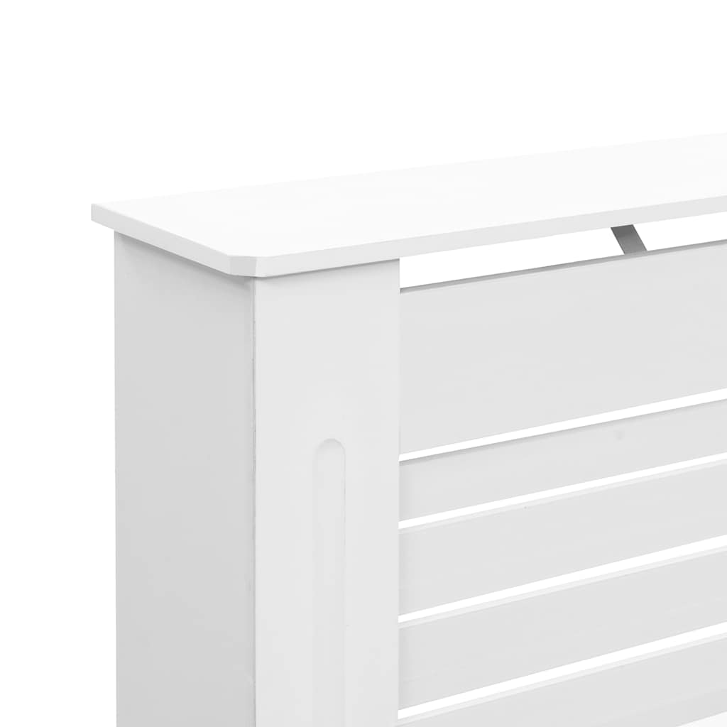 Pokrovi za radijator 2 kom bijeli 152 x 19 x 81,5 cm MDF