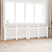 Pokrovi za radijator 2 kom bijeli 152 x 19 x 81,5 cm MDF