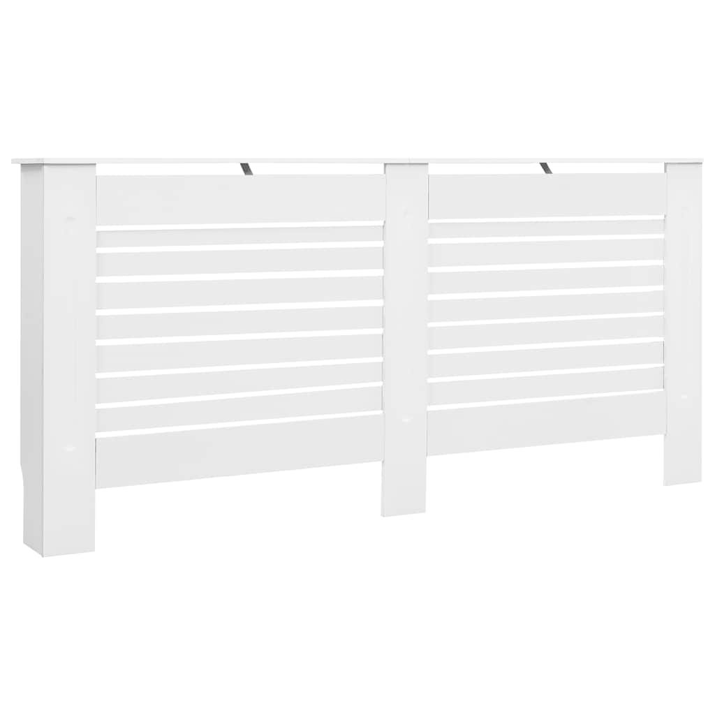 Pokrovi za radijator 2 kom bijeli 172 x 19 x 81,5 cm MDF