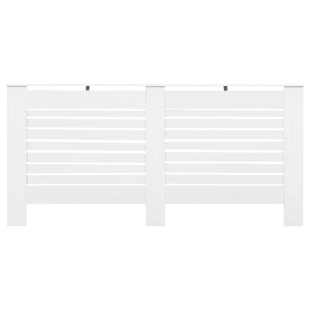 Pokrovi za radijator 2 kom bijeli 172 x 19 x 81,5 cm MDF