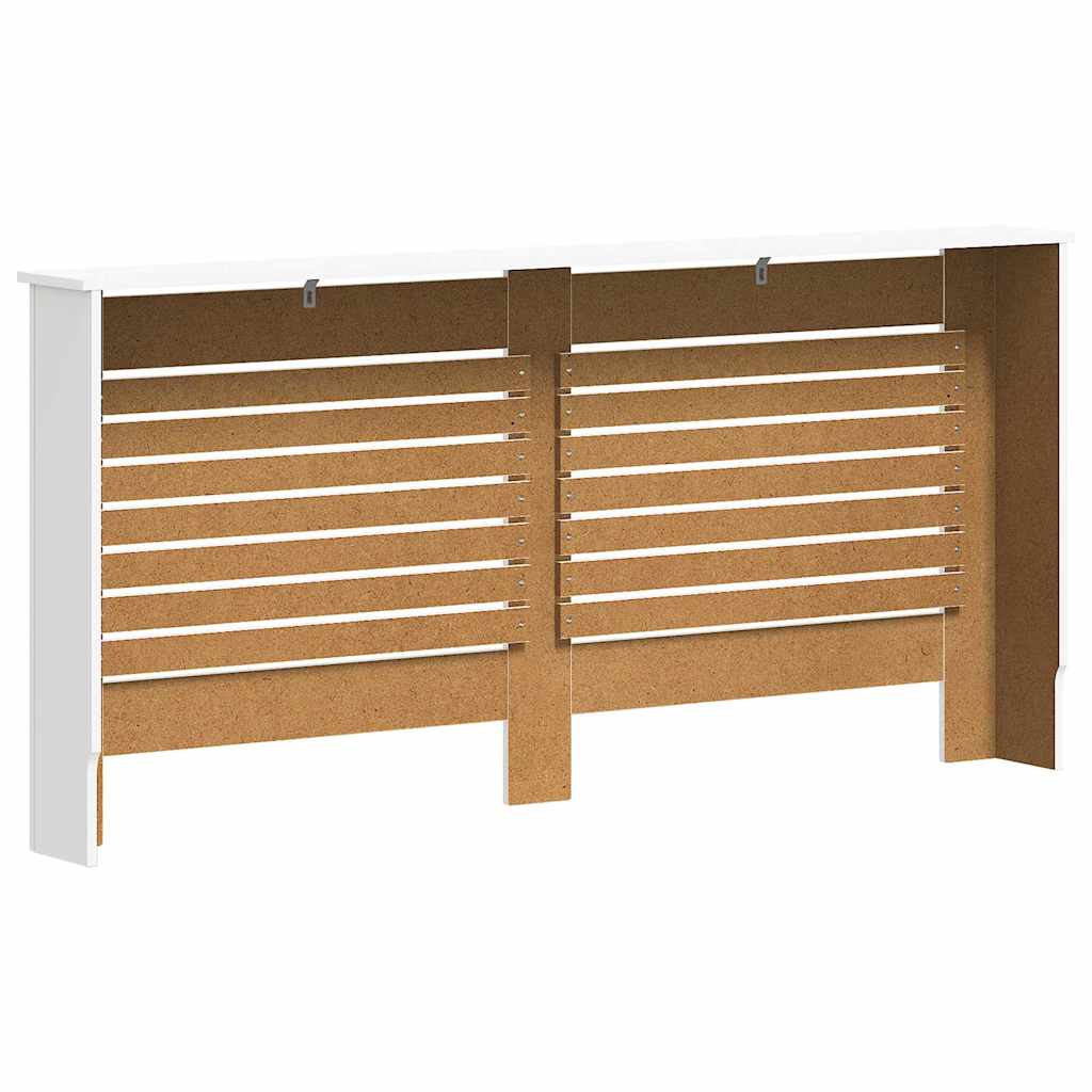Pokrovi za radijator 2 kom bijeli 172 x 19 x 81,5 cm MDF