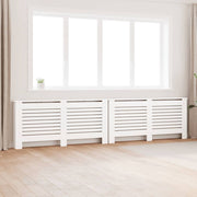 Pokrovi za radijator 2 kom bijeli 172 x 19 x 81,5 cm MDF