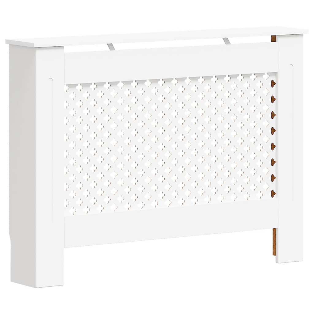 Pokrovi za radijator 2 kom bijeli 112 x 19 x 81,5 cm MDF