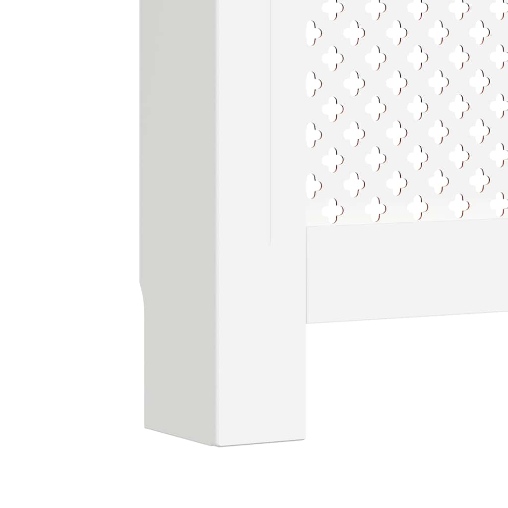 Pokrovi za radijator 2 kom bijeli 112 x 19 x 81,5 cm MDF