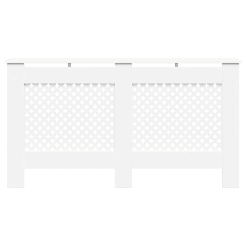 Pokrovi za radijator 2 kom bijeli 152 x 19 x 81,5 cm MDF