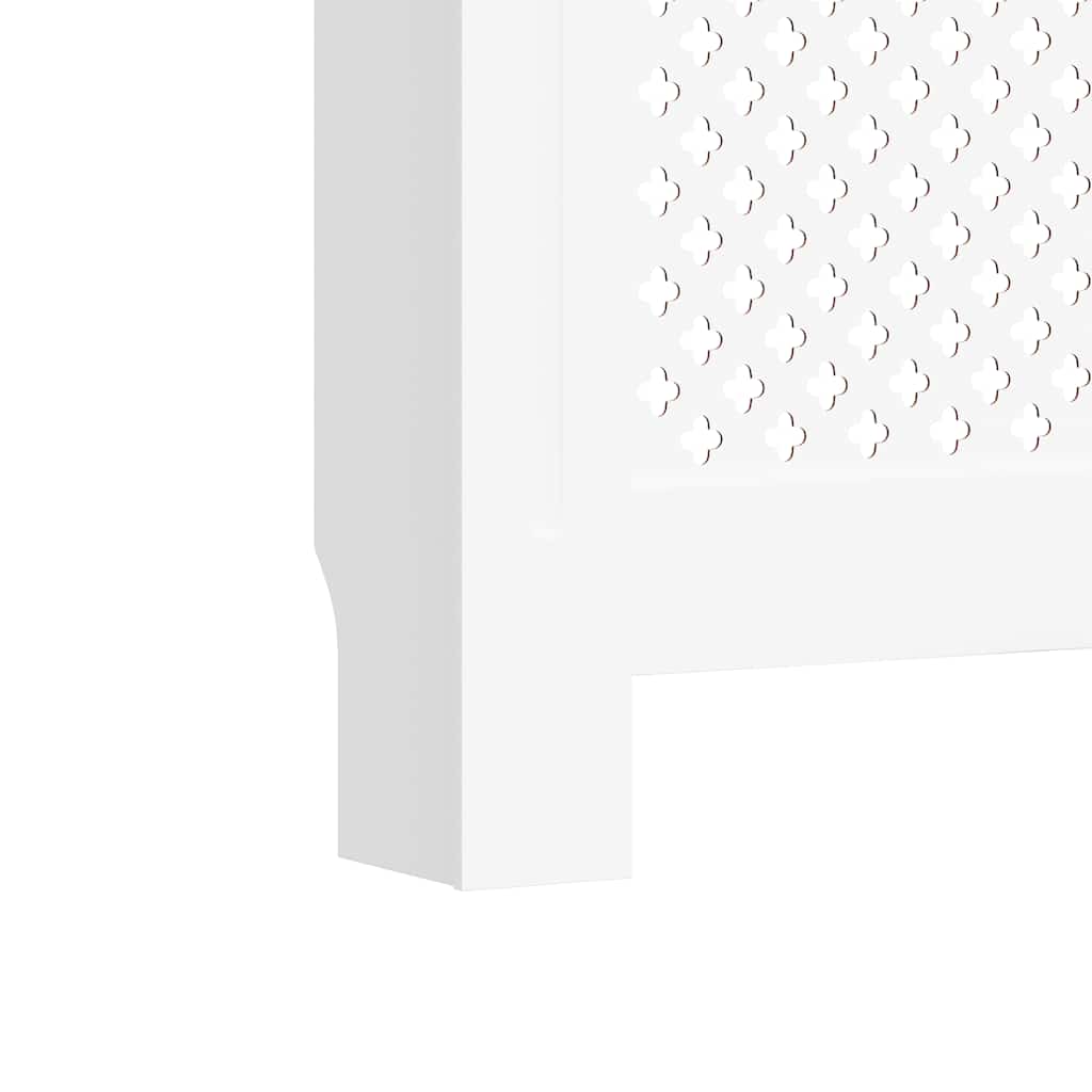 Pokrovi za radijator 2 kom bijeli 152 x 19 x 81,5 cm MDF