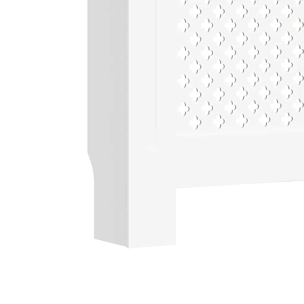 Pokrovi za radijator 2 kom bijeli 152 x 19 x 81,5 cm MDF