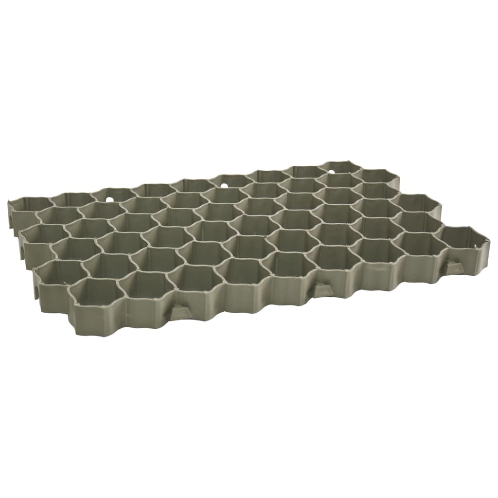 Rešetke za travu 16 kom zelene 60 x 40 x 3 cm plastične
