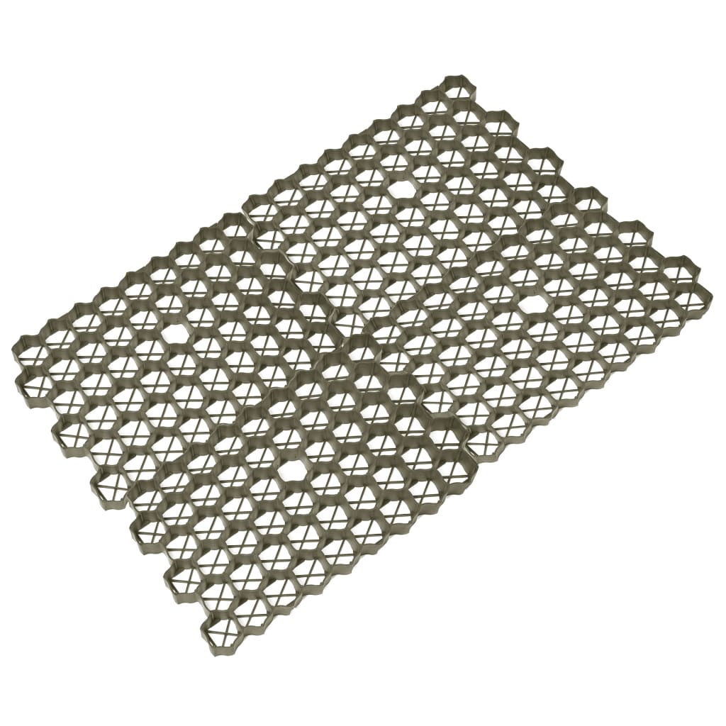 Rešetke za travu 16 kom zelene 60 x 40 x 3 cm plastične