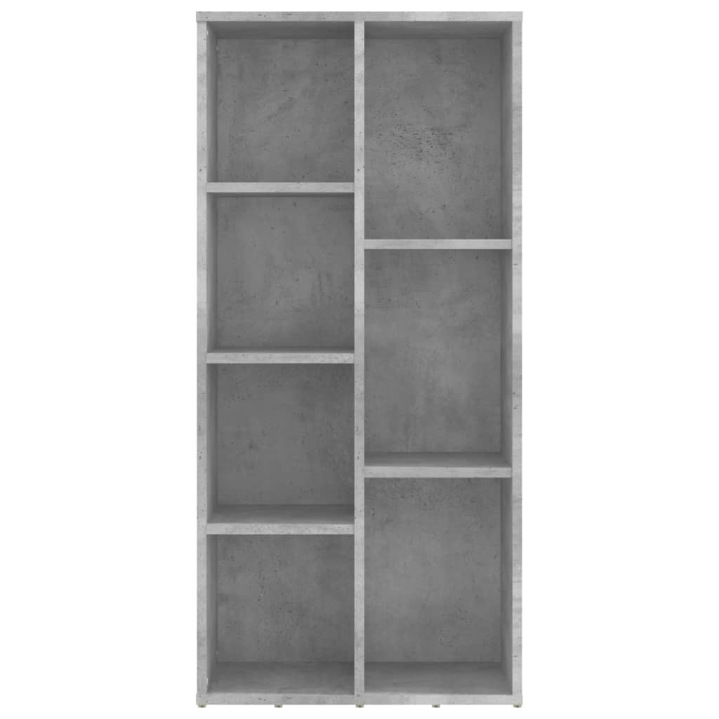 Ormarić za knjige boja betona 50x25x106 cm konstruirano drvo
