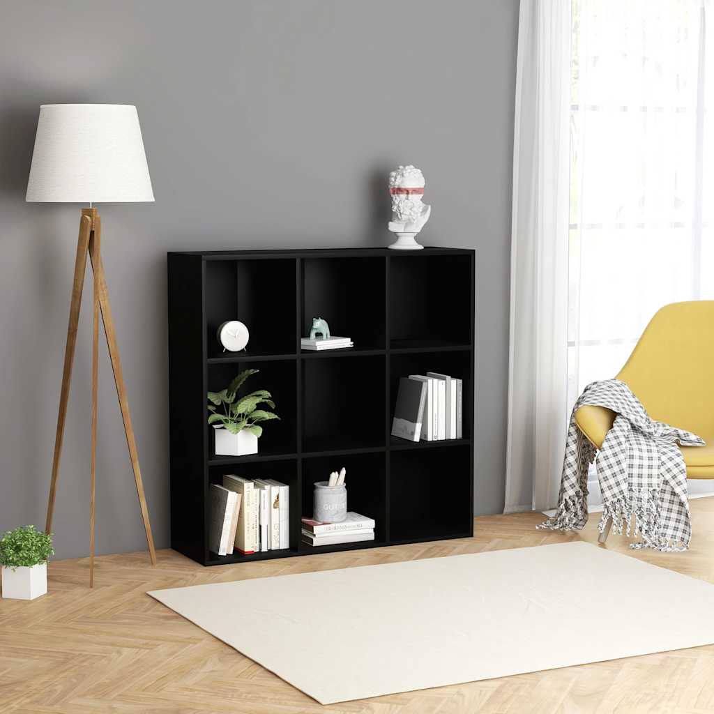 Ormarić za knjige crni 98x29x97,5 cm od konstruiranog drva