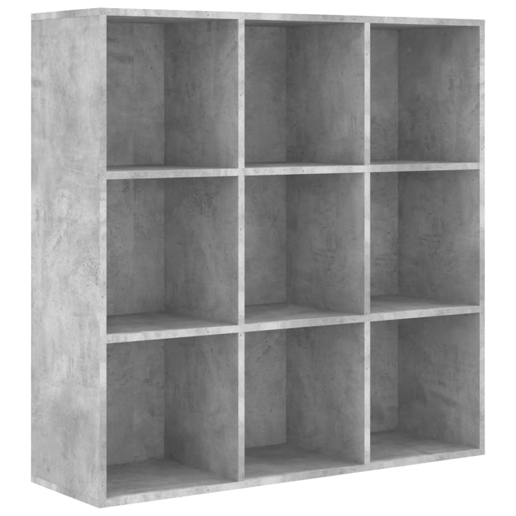Ormarić za knjige boja betona 98x29x97,5 cm konstruirano drvo