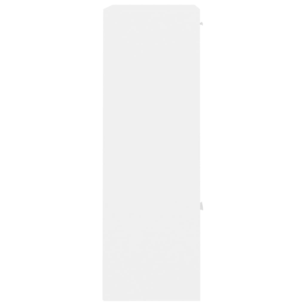 Ormarić za knjige bijeli 60 x 29,5 x 90 cm konstruirano drvo