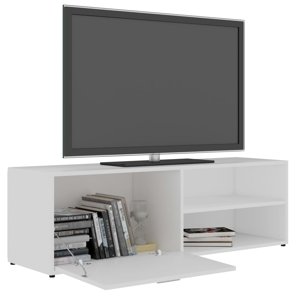 TV ormarić bijeli 120 x 34 x 37 cm od konstruiranog drva
