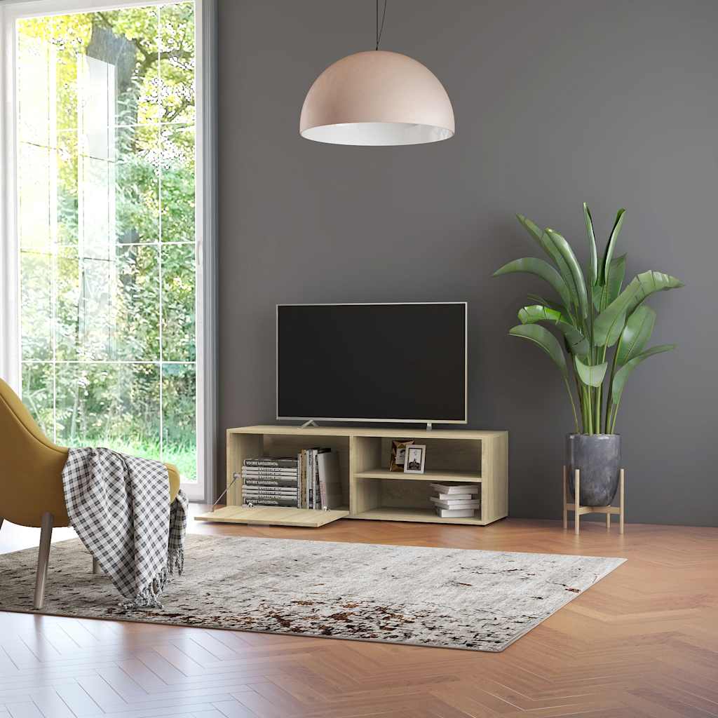 TV ormarić boja hrasta sonome 120x34x37 cm konstruirano drvo