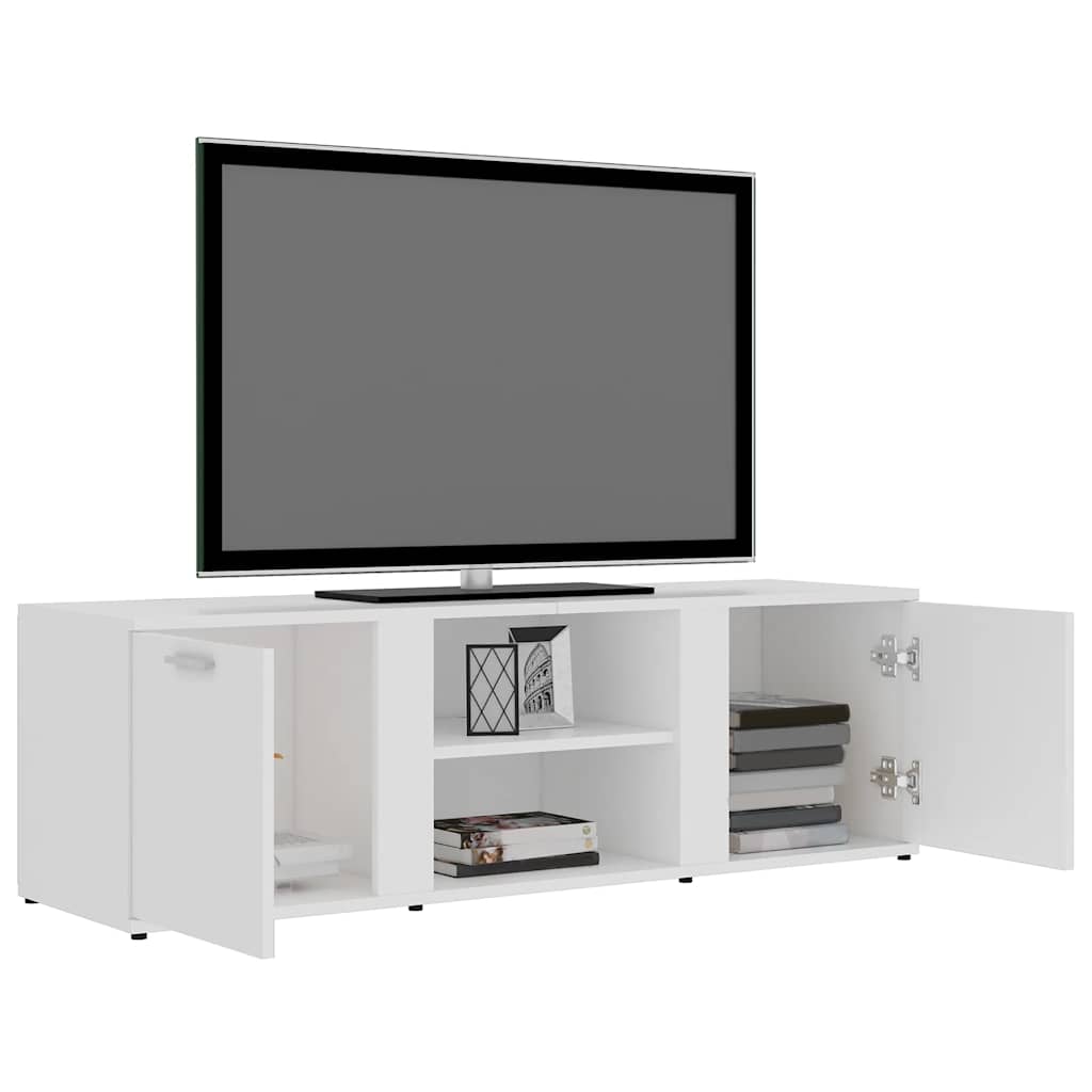 TV ormarić bijeli 120 x 34 x 37 cm od konstruiranog drva