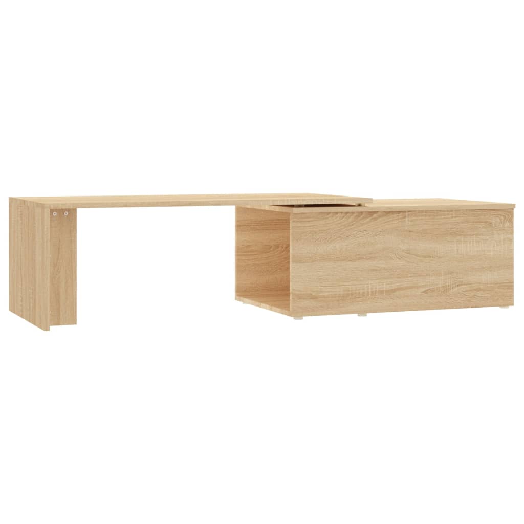 Stolić za kavu boja hrasta 150 x 50 x 35 cm konstruirano drvo