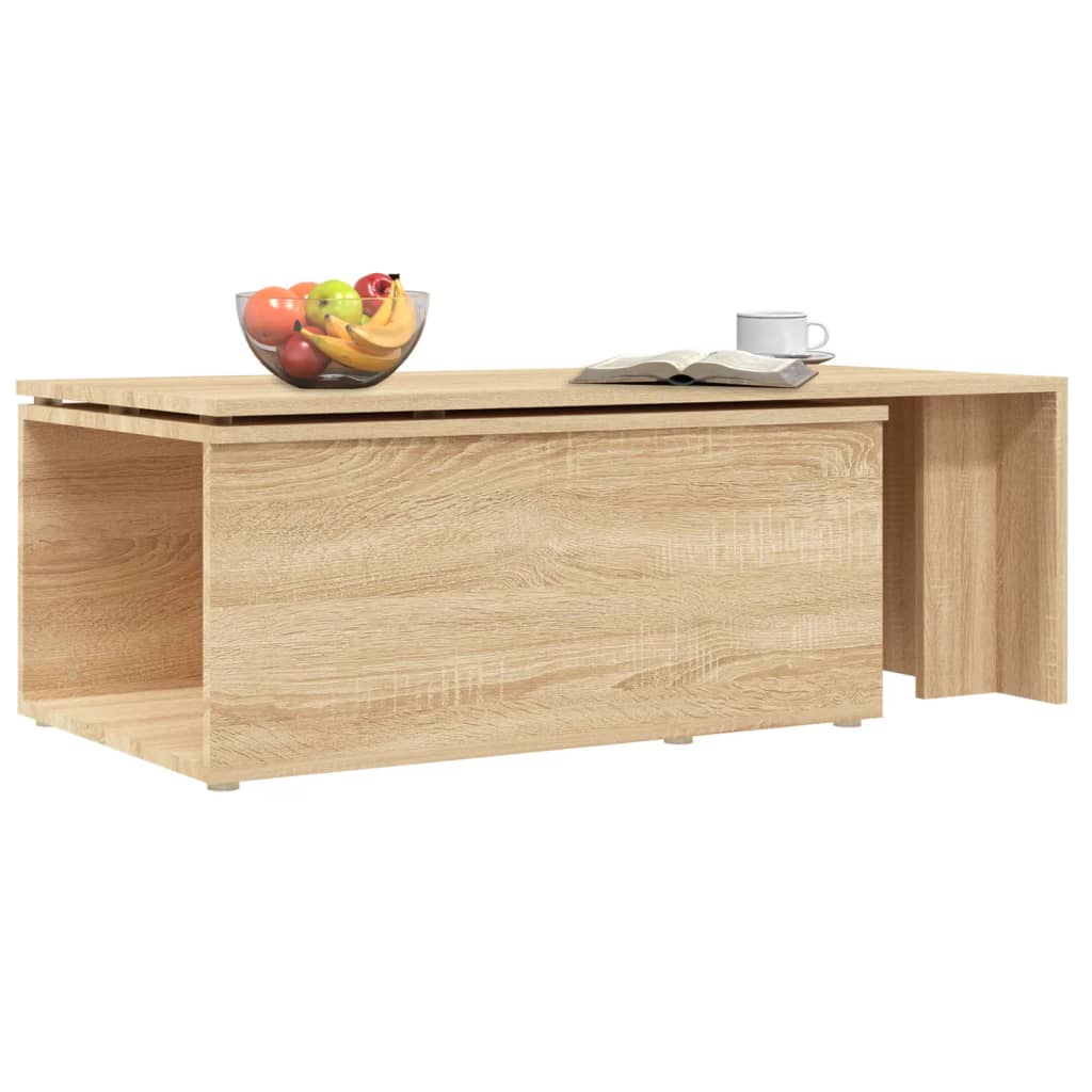 Stolić za kavu boja hrasta 150 x 50 x 35 cm konstruirano drvo
