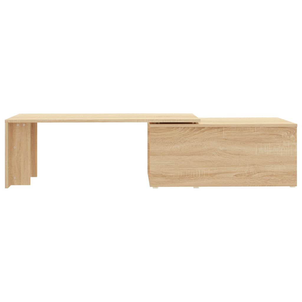 Stolić za kavu boja hrasta 150 x 50 x 35 cm konstruirano drvo