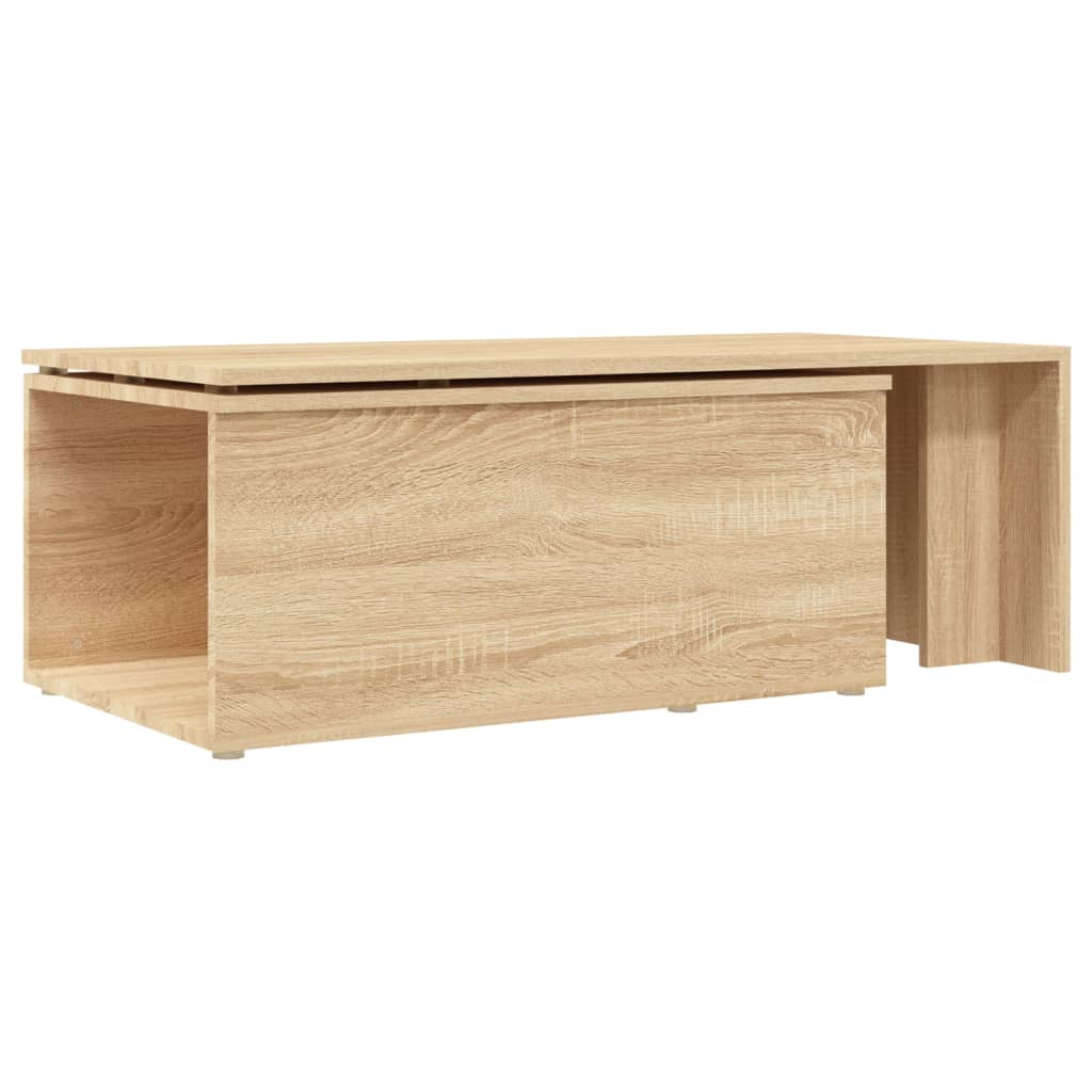 Stolić za kavu boja hrasta 150 x 50 x 35 cm konstruirano drvo