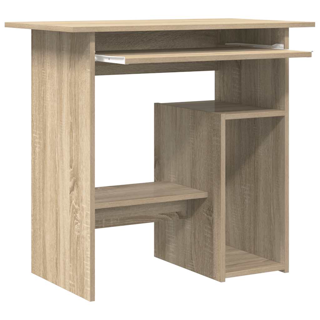 Radni stol boja hrasta sonome 80 x 45 x 74 cm konstruirano drvo