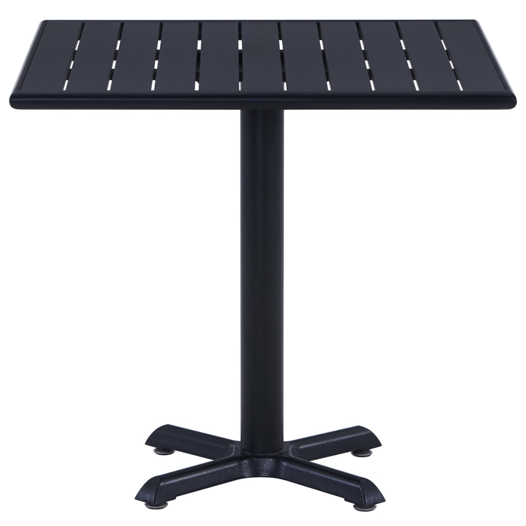 Vrtni stol crni 80 x 80 x 75 cm