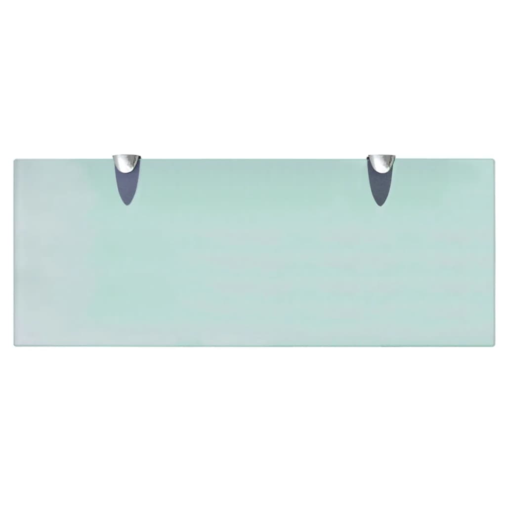 Zidne police 2 kom staklene 50 x 20 cm 8 mm