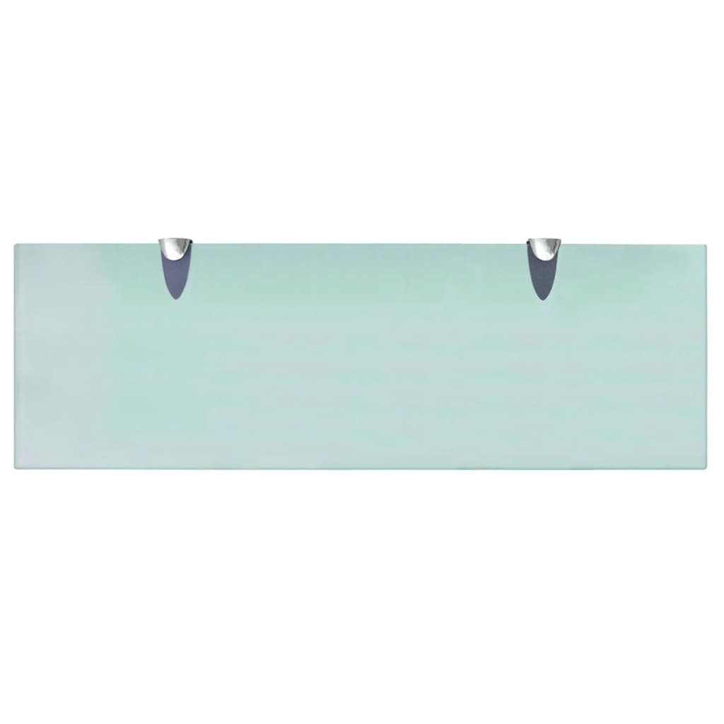 Zidne police 2 kom staklene 60 x 20 cm 8 mm