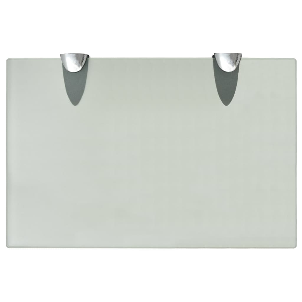 Zidne police 2 kom staklene 30 x 20 cm 8 mm