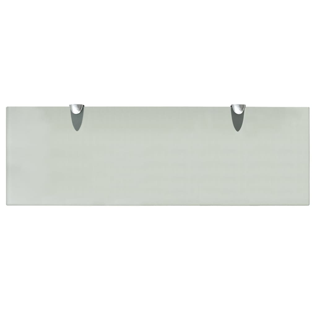 Zidne police 2 kom staklene 60 x 20 cm 8 mm