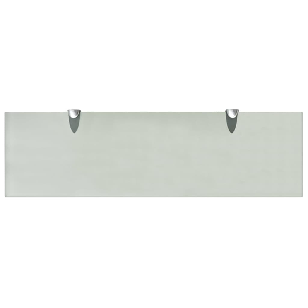 Zidne police 2 kom staklene 70 x 20 cm 8 mm