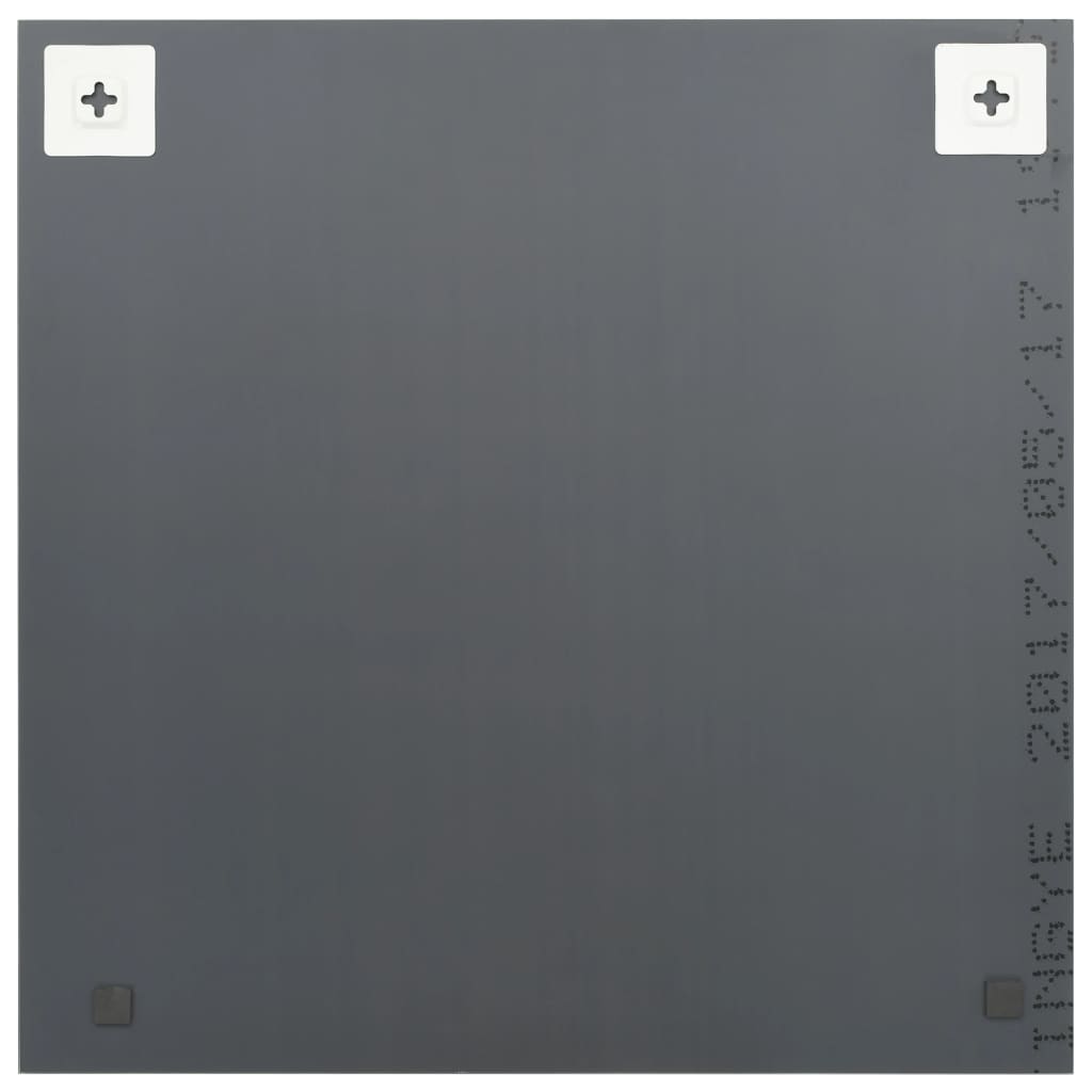Zidna ogledala 2 kom 50 x 50 cm četvrtasta staklena