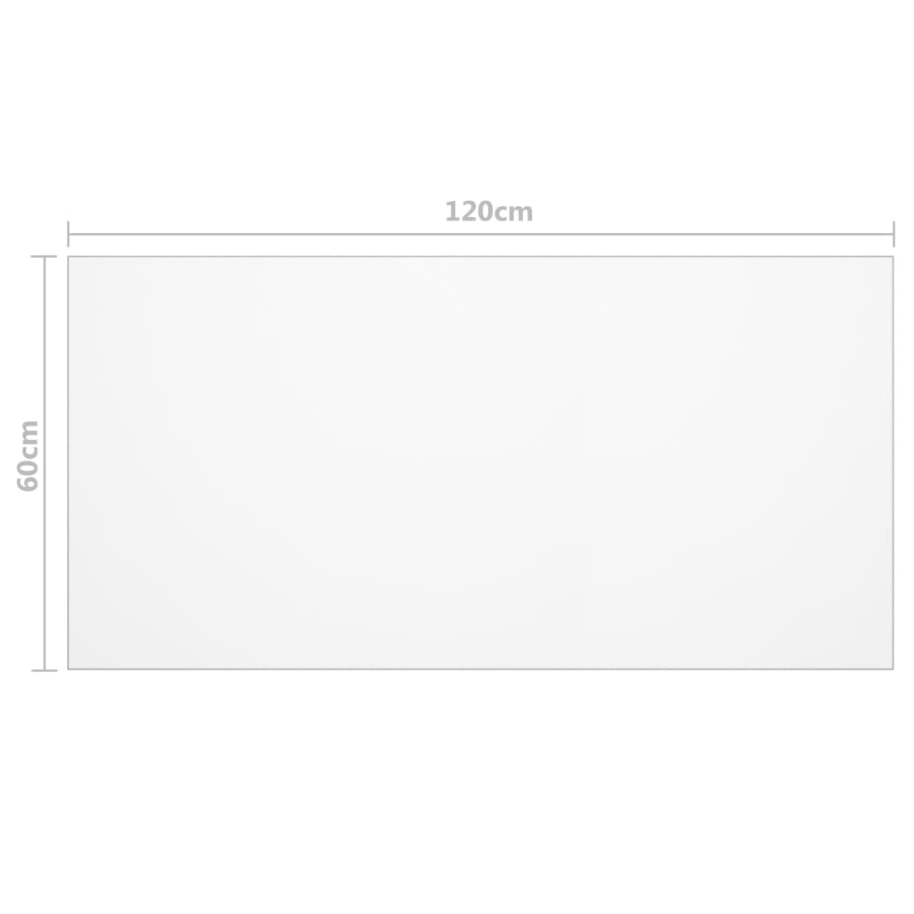 Zaštita za stol prozirna 120 x 60 cm 1,6 mm PVC