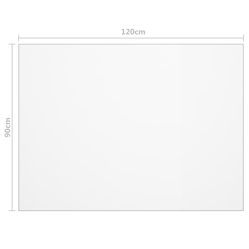 Zaštita za stol mat 120x90 cm 1,6 mm PVC