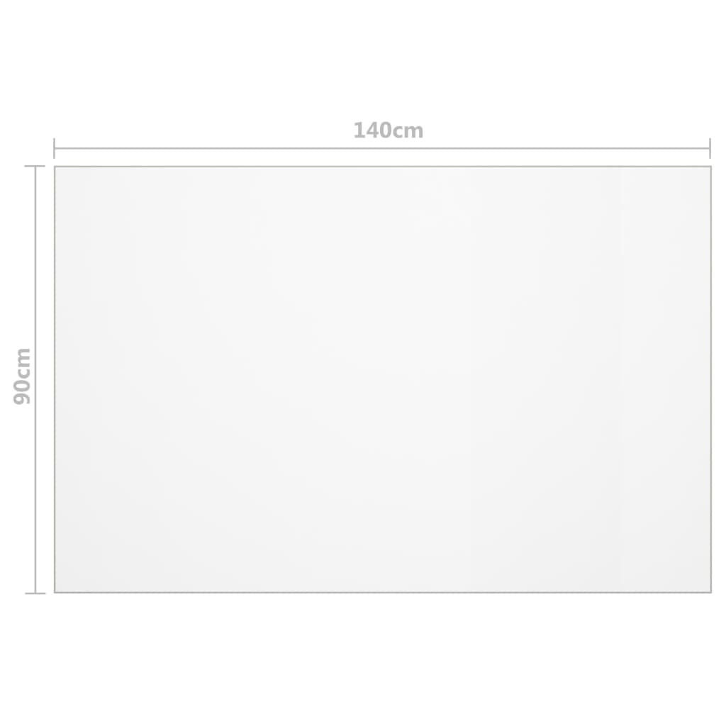 Zaštita za stol prozirna 140 x 90 cm 1,6 mm PVC