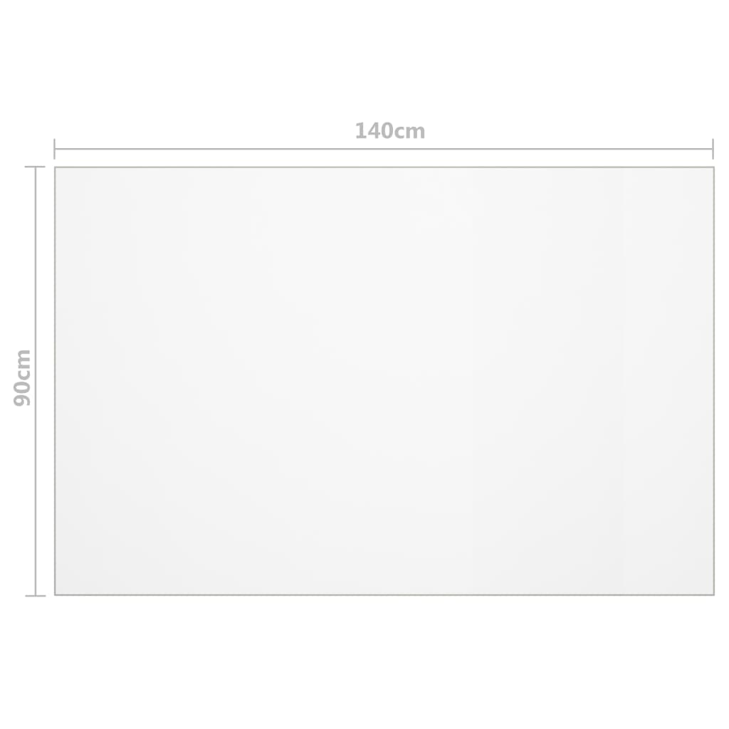 Zaštita za stol mat 140x90 cm 1,6 mm PVC