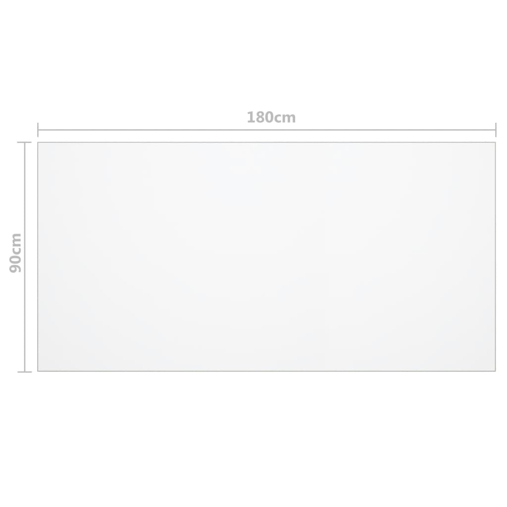 Zaštita za stol prozirna 180 x 90 cm 1,6 mm PVC