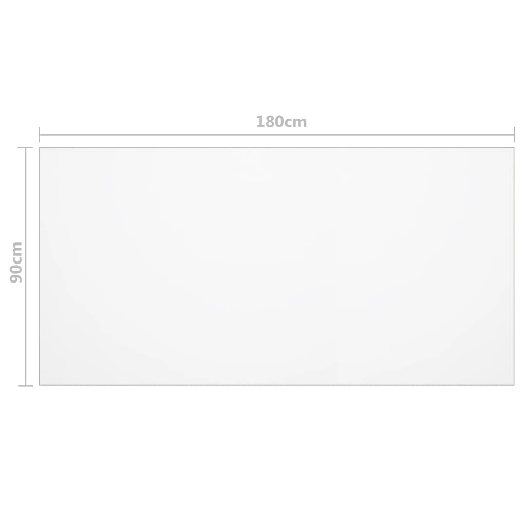 Zaštita za stol mat 180 x 90 cm 1,6 mm PVC