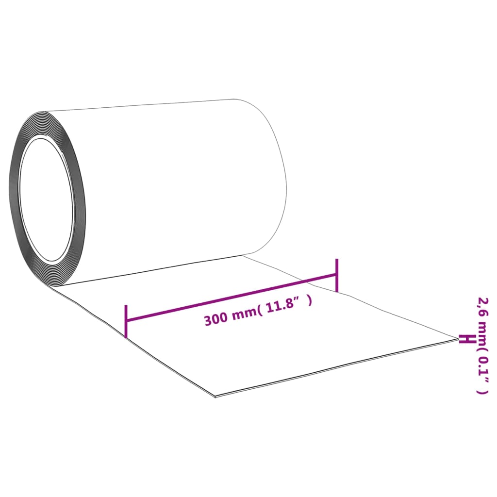 Rola trakaste zavjese PVC 2,6 x 300 mm 25 m