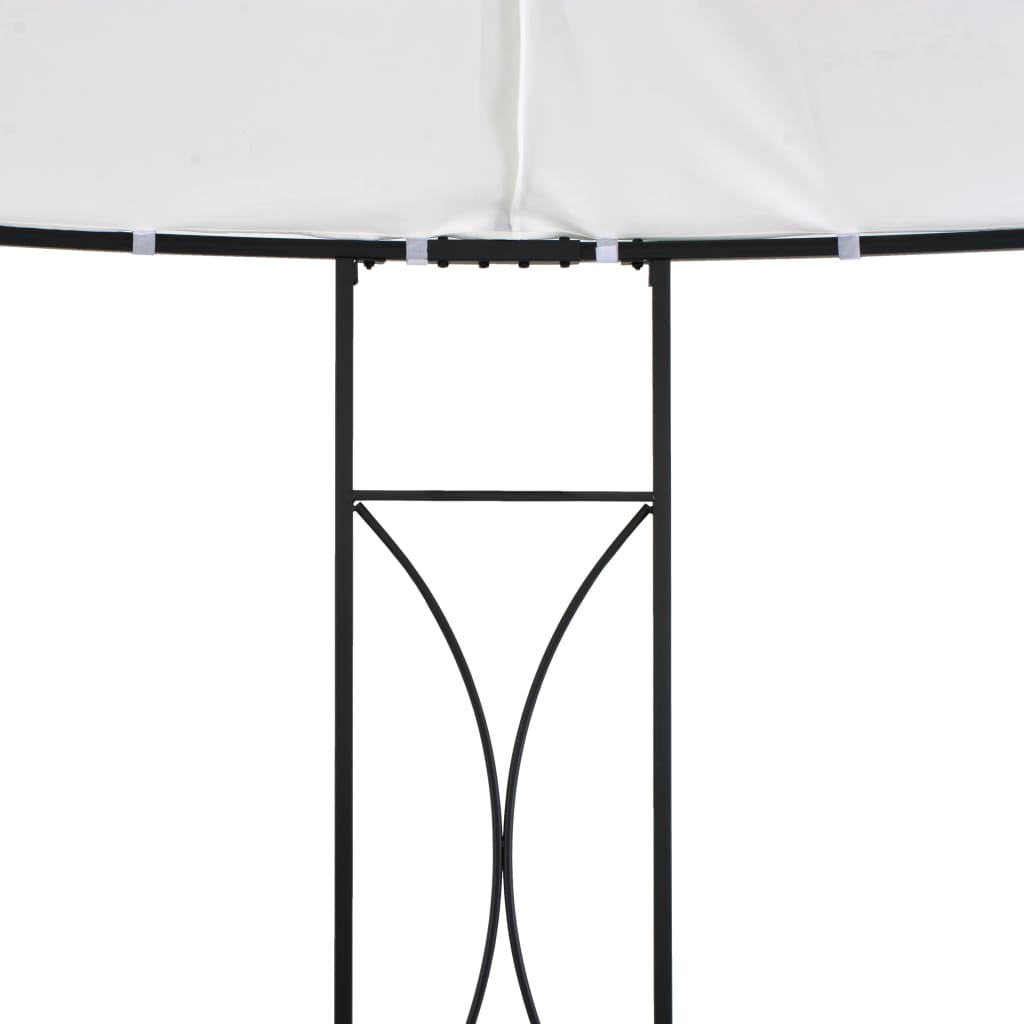 Sjenica 300 x 290 cm bijela okrugla