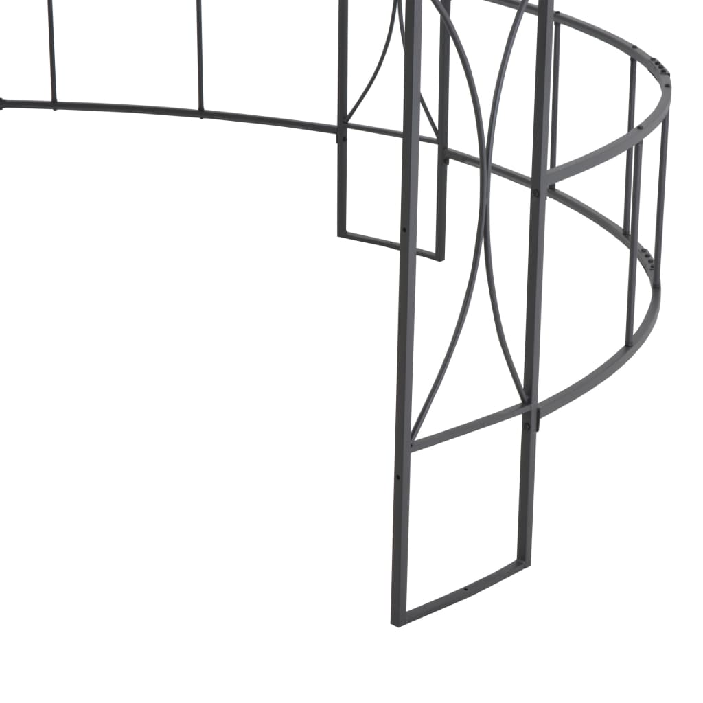 Sjenica 300 x 290 cm bijela okrugla