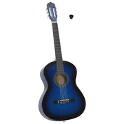 Klasična gitara za početnike plava 4/4 39" od drva lipe