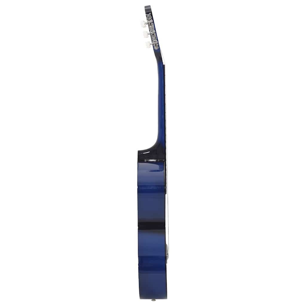 12-dijelni set klasične gitare za početnike plavi 4/4 39"