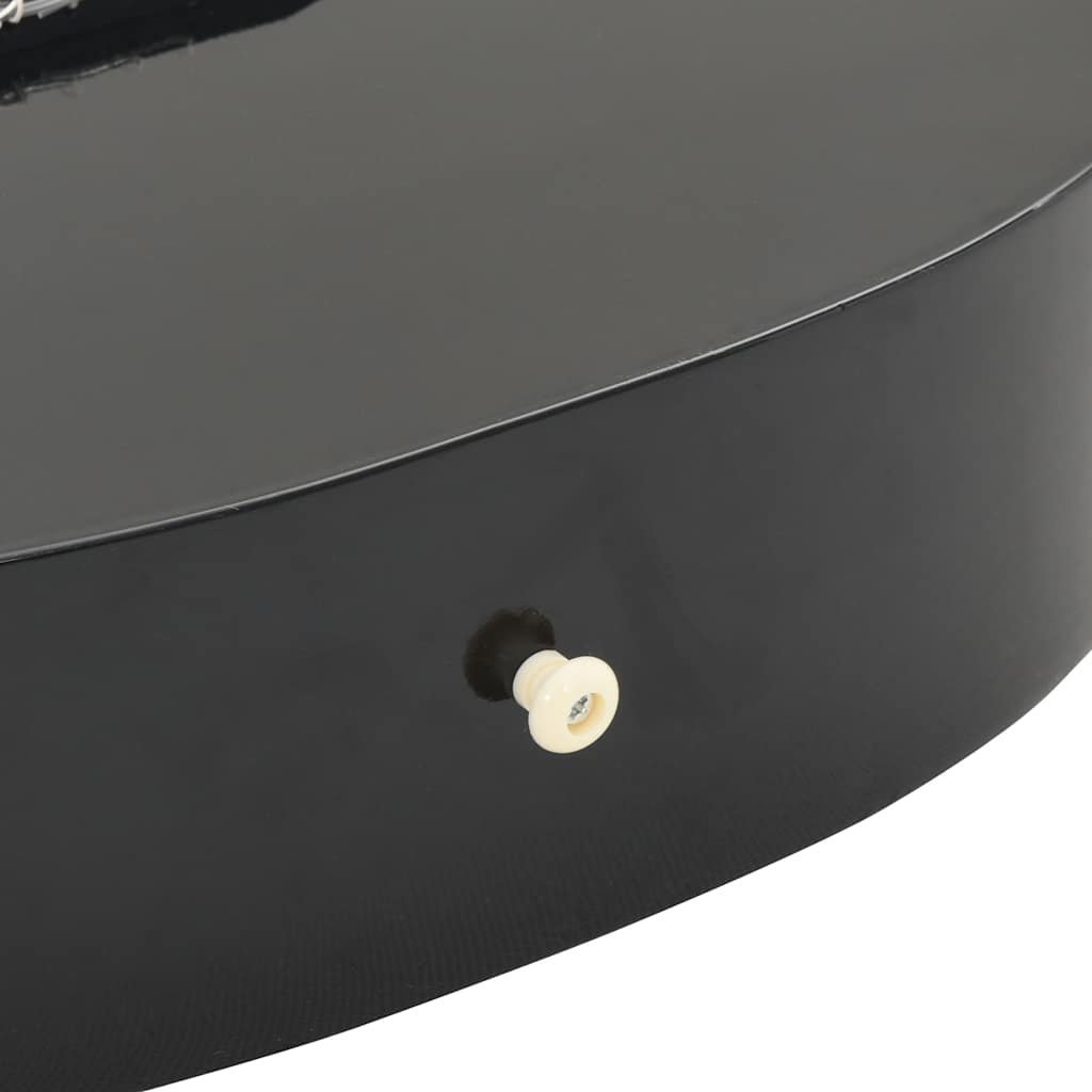 Klasična gitara za početnike crna 4/4 39" od drva lipe