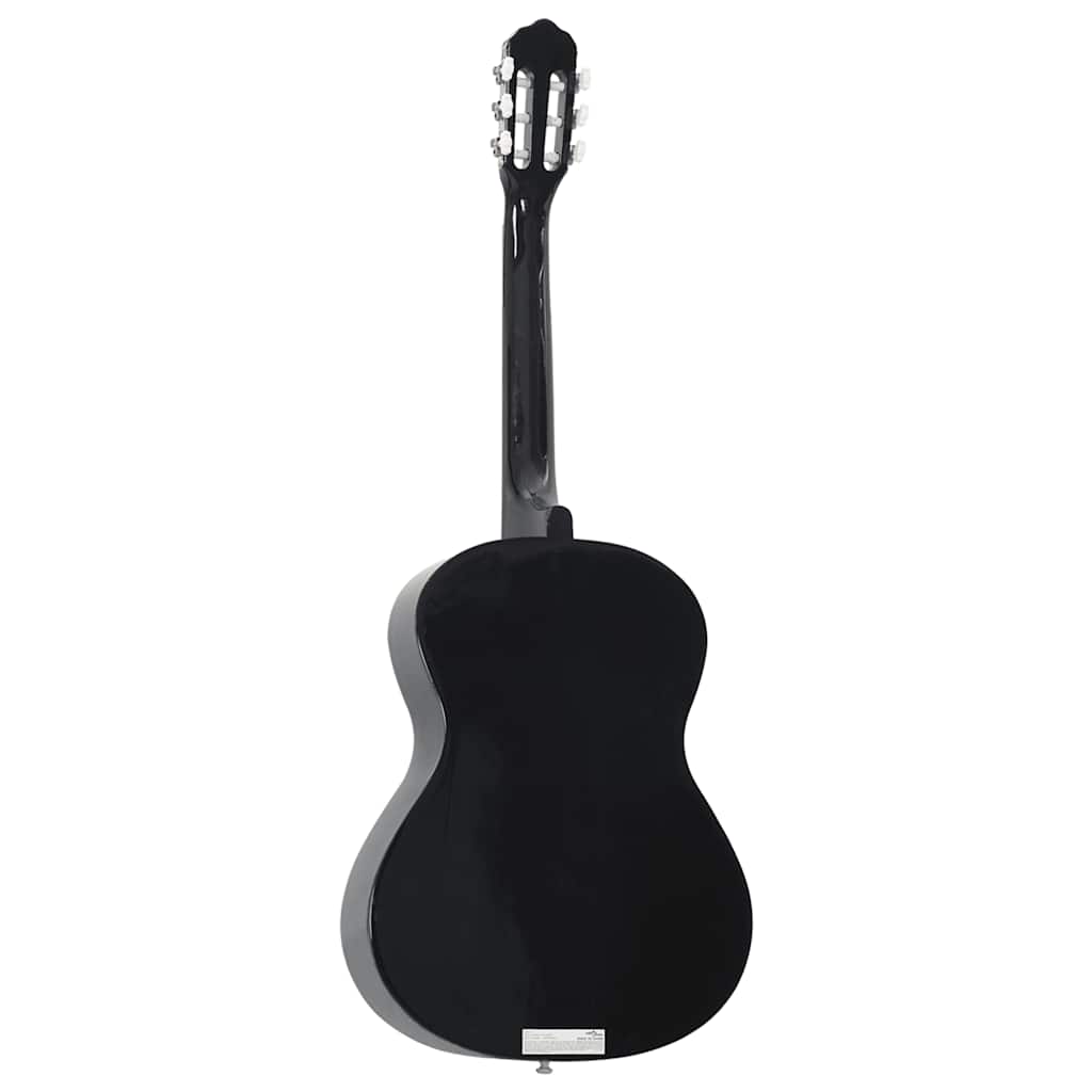 12-dijelni set klasične gitare za početnike crni 4/4 39"