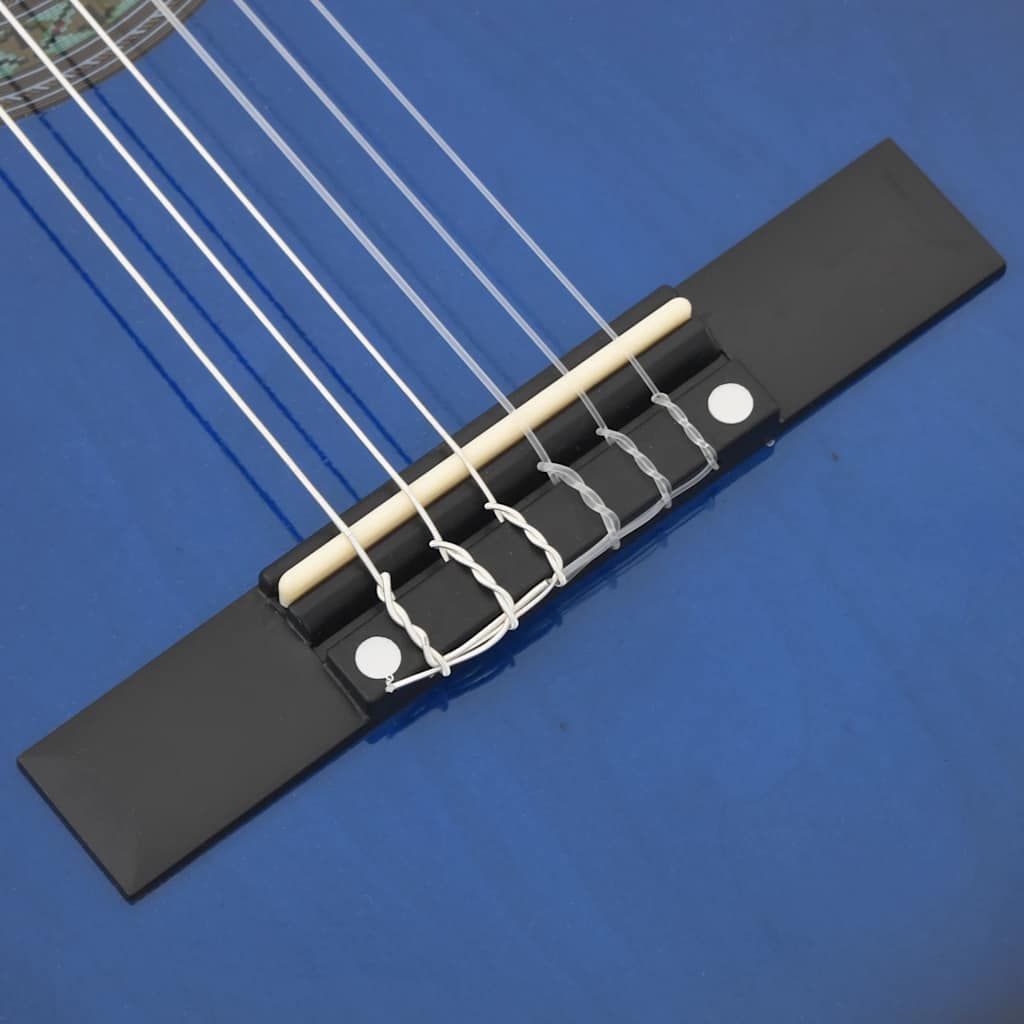 Klasična gitara za početnike i djecu plava 3/4 36"