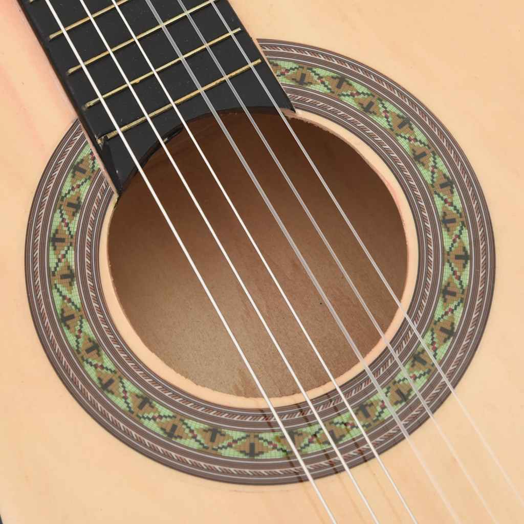 8-dijelni početnički set klasične gitare za djecu 1/2 34"
