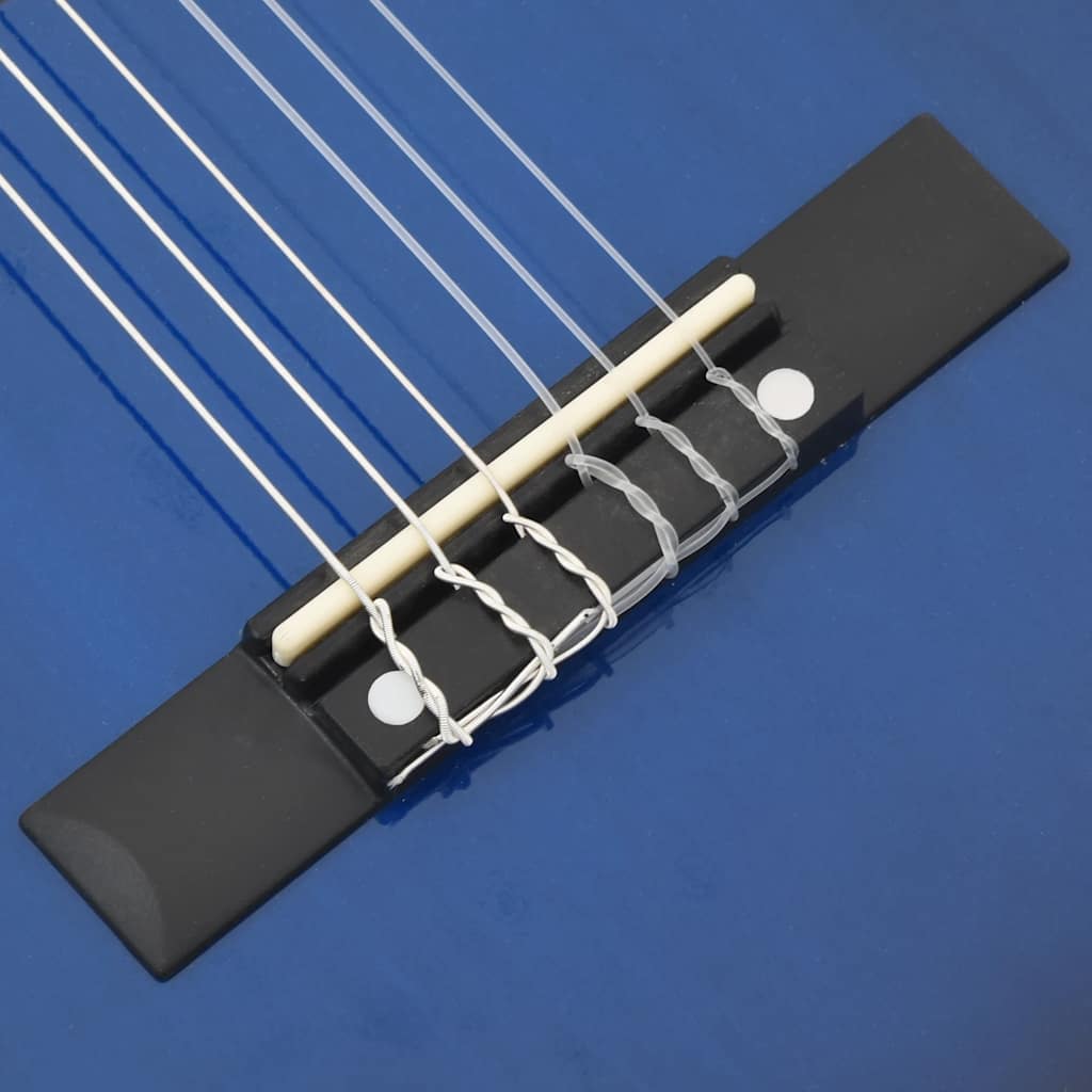 Klasična gitara za početnike i djecu plava 1/2 34"