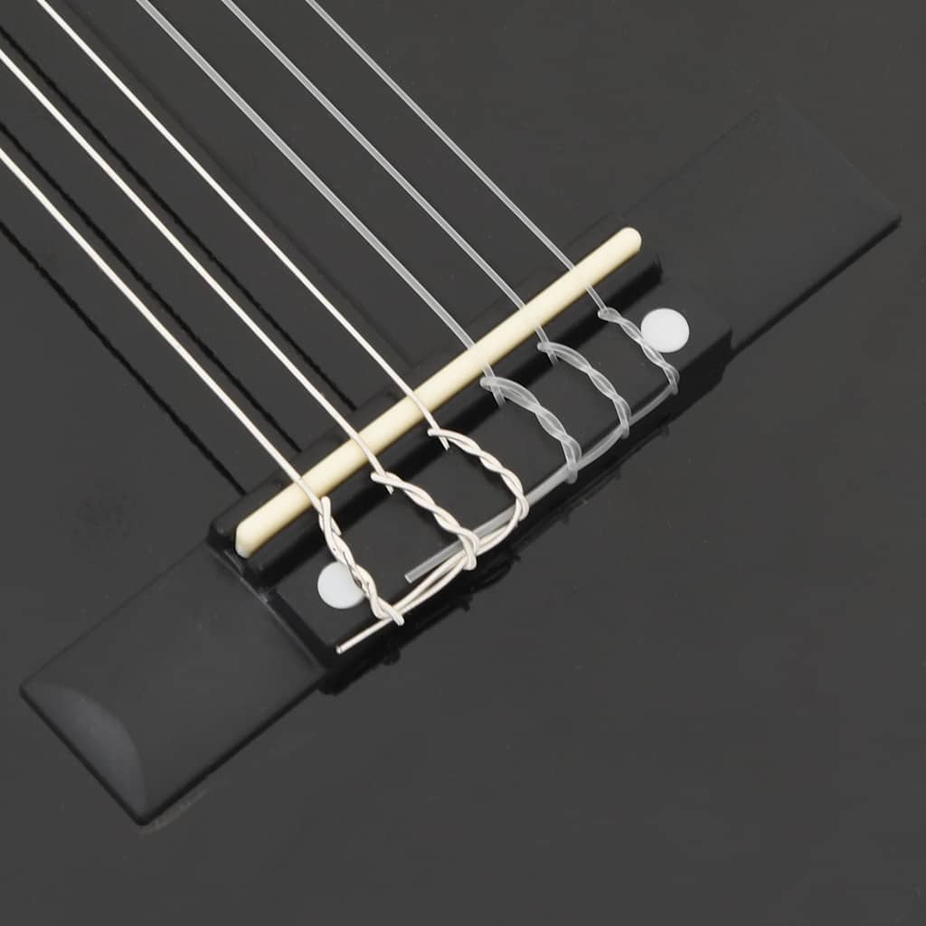 Klasična gitara za početnike i djecu crna 1/2 34"